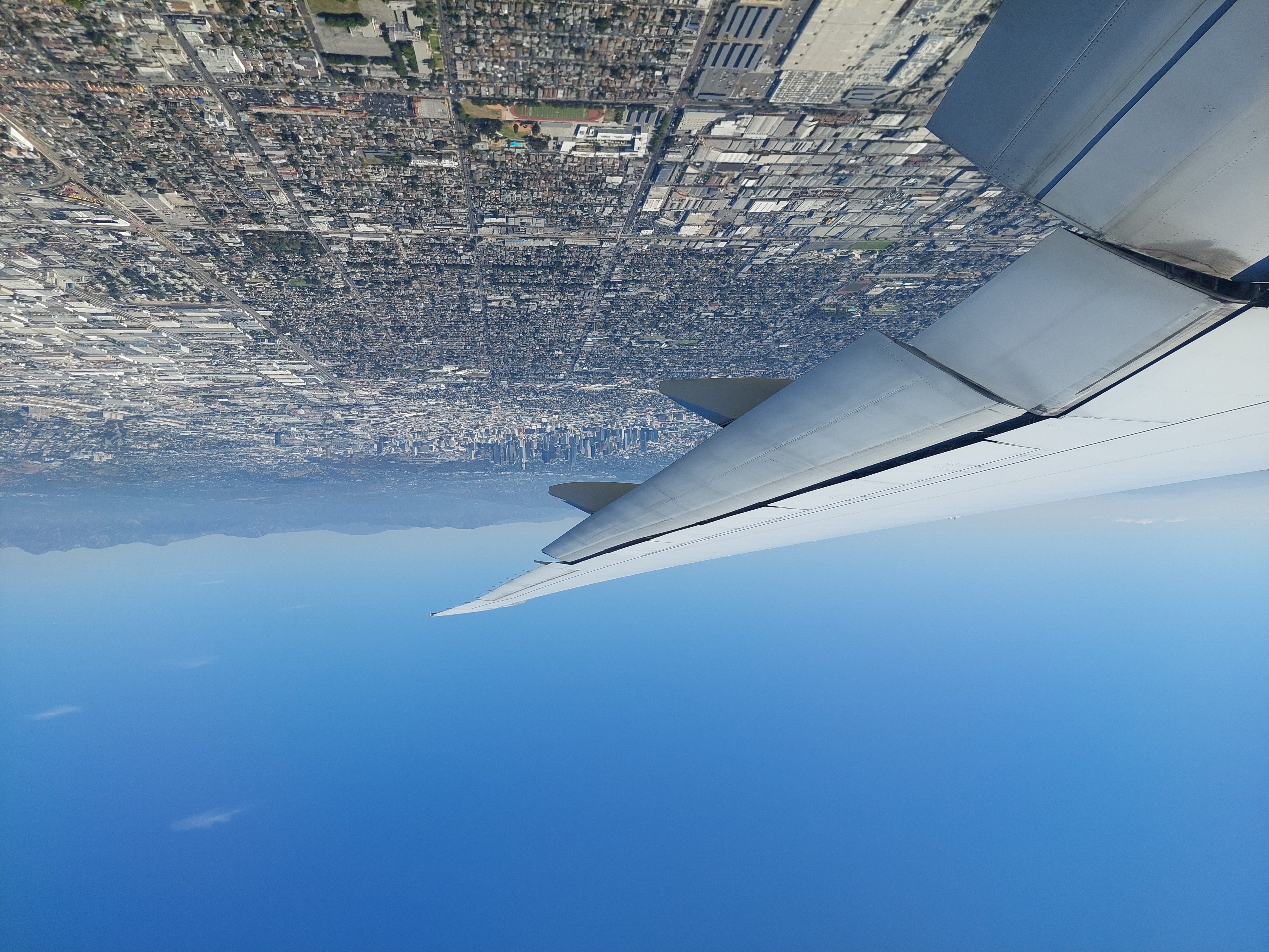 Anflug auf Los Angeles