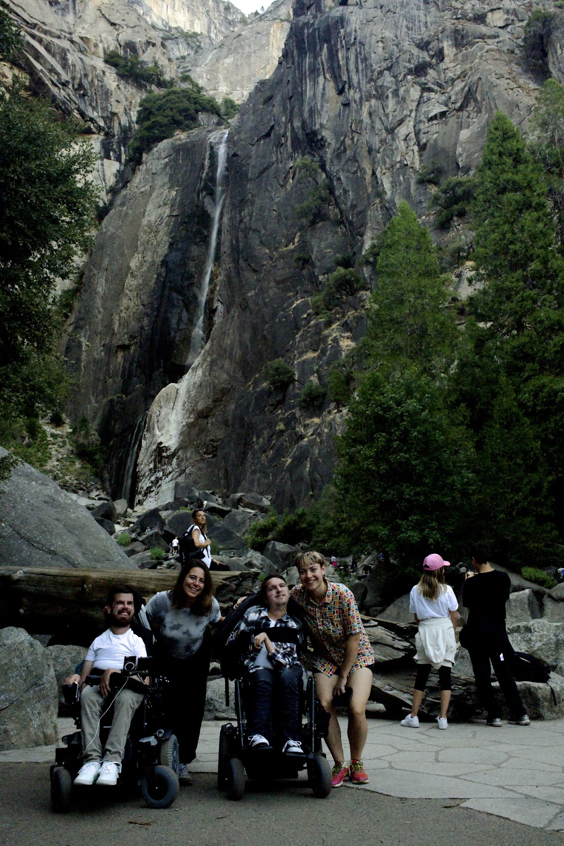 Zwischenhalt bei den Yosemite Falls