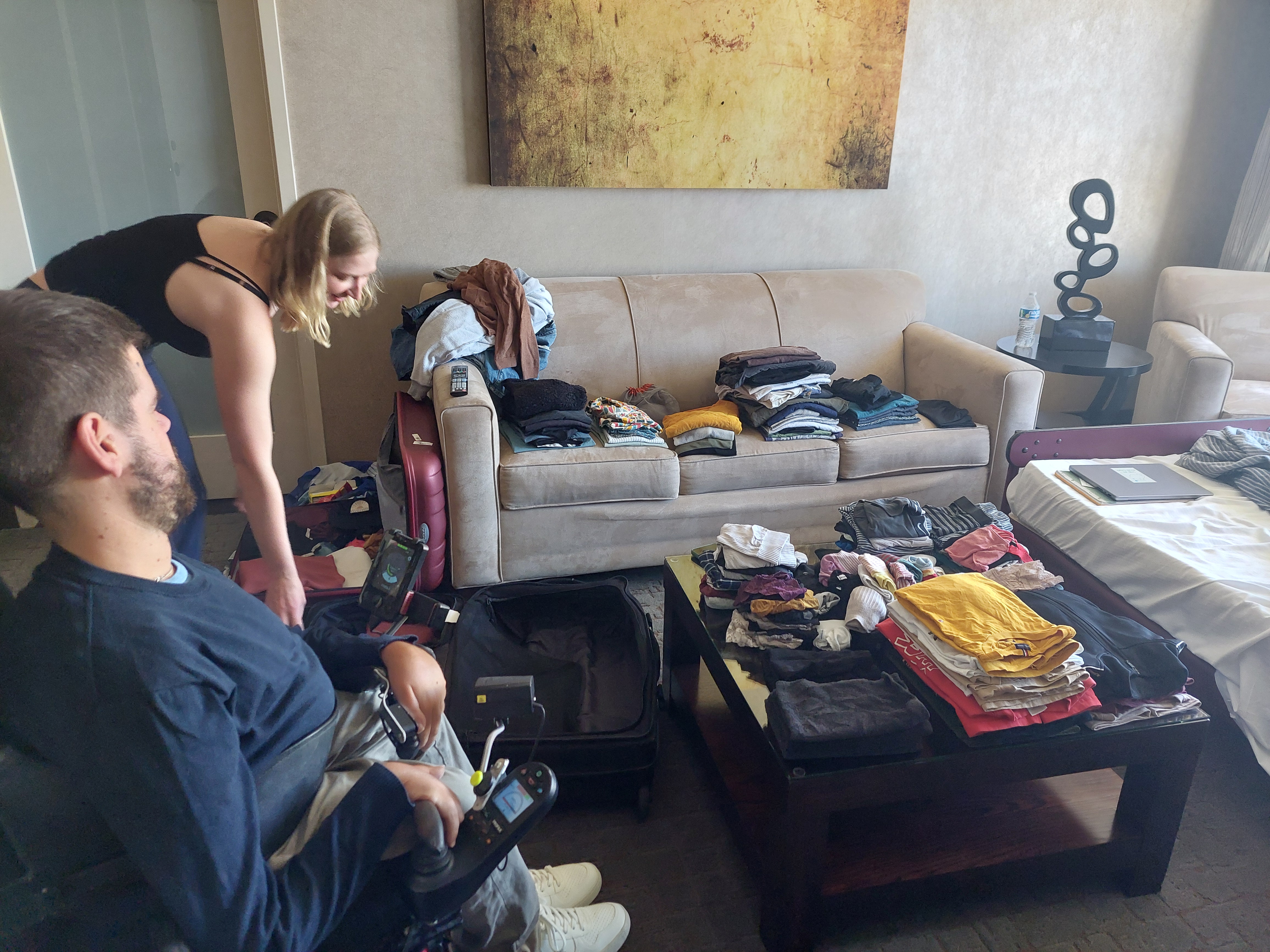 Alles sauber & feinsäuberlich gefaltet, danke Raphi & Julie