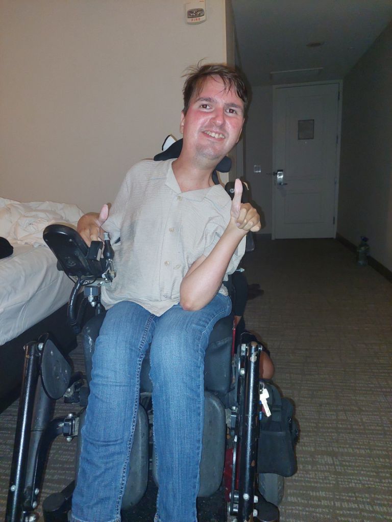 Dave freut sich, alles funktioniert wieder