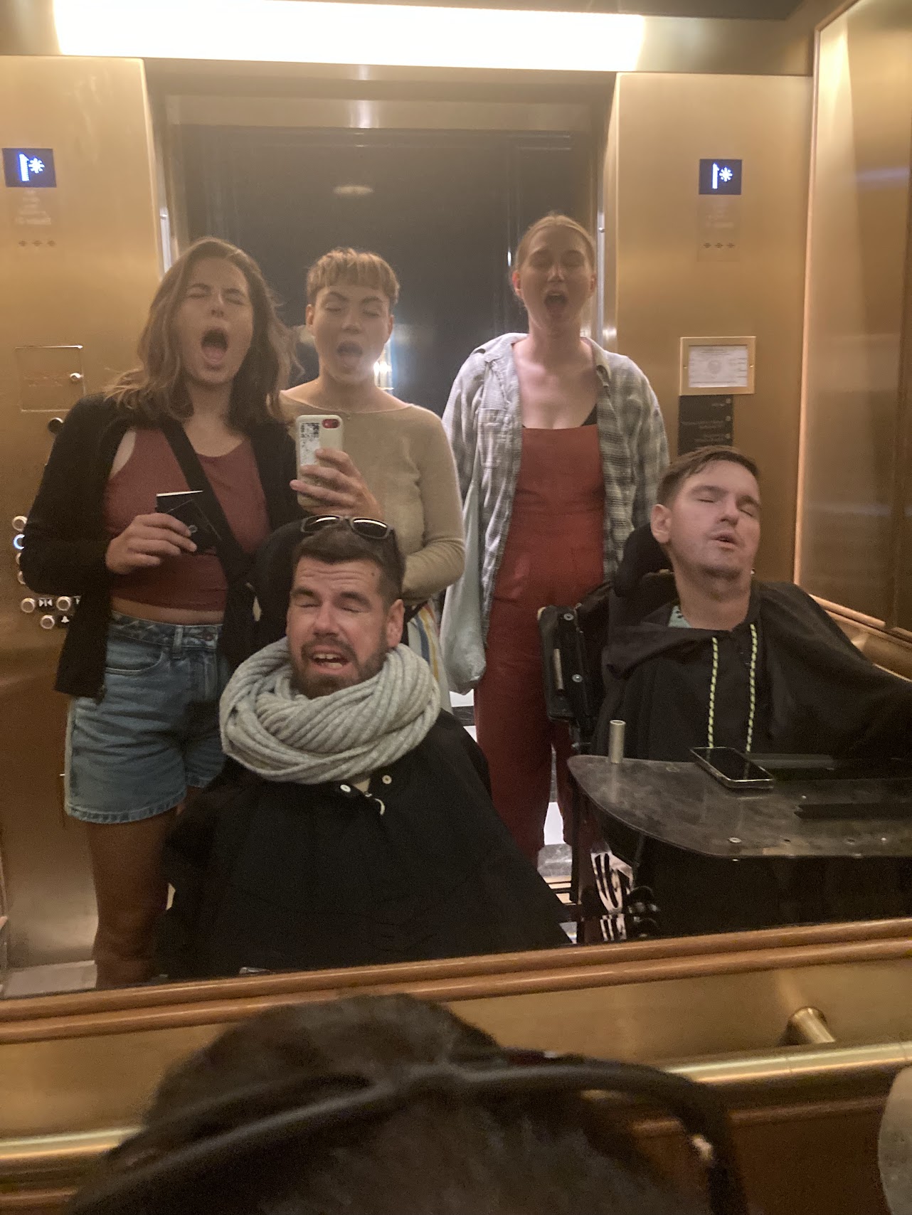 Müde zurück im Hotel