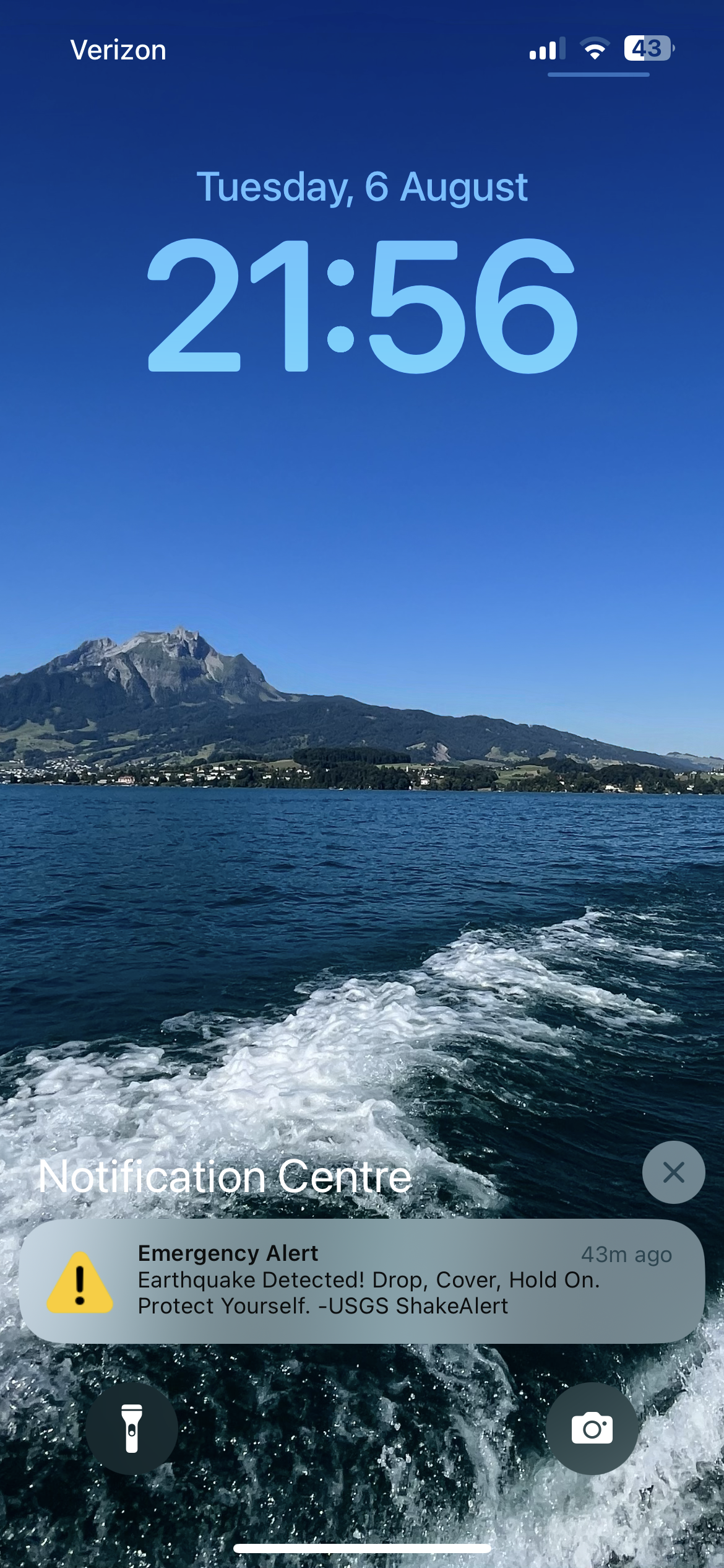 Erdbebenalarm auf allen Natels: Wir haben nichts bemerkt